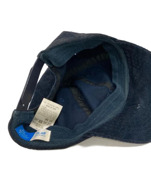 EBBETS FIELD FLANNELS（エベッツフィールドフランネルズ）EBBETS FIELD FLANNELS (エベッツフィールドフランネルズ) J.CREW (ジェイクルー) コーデュロイキャップ ネイビー サイズ:Freeの古着・服飾アイテム