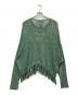 DAIRIKU (ダイリク) Pullover Fringe Net Knit グリーン サイズ:F：8000円