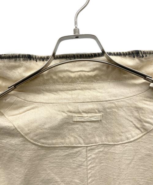 KHOKI（コッキ）KHOKI (コッキ) ラインペイントステンカラーコート ベージュ サイズ:1の古着・服飾アイテム