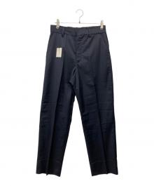 ATHA（アタ）の古着「WO/SI SHADOW STRIPE EASY TROUSERS」｜ネイビー