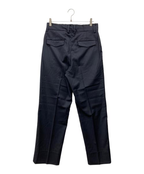 ATHA（アタ）ATHA (アタ) WO/SI SHADOW STRIPE EASY TROUSERS ネイビー サイズ:Fの古着・服飾アイテム