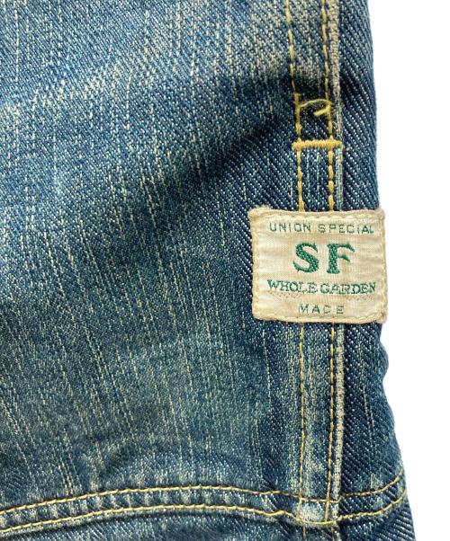 SASSAFRAS（ササフラス）SASSAFRAS (ササフラス) フォールリーフデニムパンツ インディゴ サイズ:Mの古着・服飾アイテム