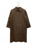 LOUIS VUITTON×MACKINTOSHルイ ヴィトン×マッキントッシュ）の古着「モノグラムステンカラーコート」｜ブラウン
