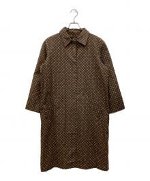 LOUIS VUITTON×MACKINTOSH（ルイ ヴィトン×マッキントッシュ）の古着「モノグラムステンカラーコート」｜ブラウン