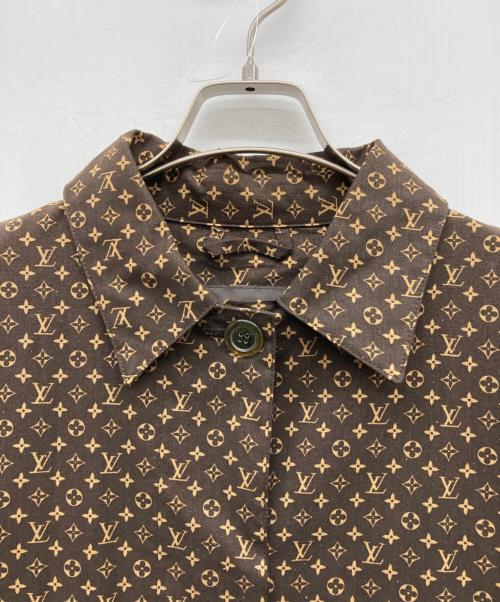 LOUIS VUITTON（ルイ ヴィトン）LOUIS VUITTON (ルイ ヴィトン) MACKINTOSH (マッキントッシュ) モノグラムステンカラーコート ブラウン サイズ:不明の古着・服飾アイテム