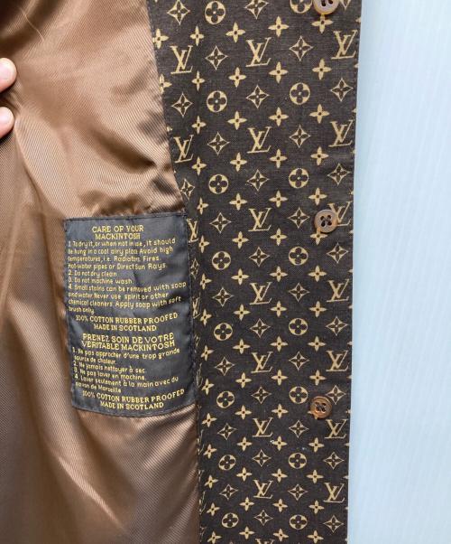 LOUIS VUITTON（ルイ ヴィトン）LOUIS VUITTON (ルイ ヴィトン) MACKINTOSH (マッキントッシュ) モノグラムステンカラーコート ブラウン サイズ:不明の古着・服飾アイテム