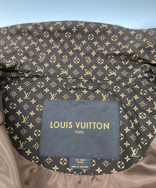 LOUIS VUITTON（ルイ ヴィトン）LOUIS VUITTON (ルイ ヴィトン) MACKINTOSH (マッキントッシュ) モノグラムステンカラーコート ブラウン サイズ:不明の古着・服飾アイテム