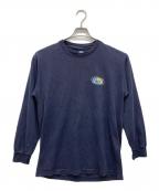 stussyステューシー）の古着「ロングスリーブカットソー 紺タグ」｜ネイビー