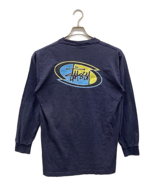 stussy（ステューシー）stussy (ステューシー) ロングスリーブカットソー 紺タグ ネイビー サイズ:Lの古着・服飾アイテム