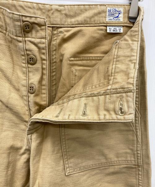 orSlow（オアスロウ）orSlow (オアスロウ) ベイカーパンツ ベージュ サイズ:Mの古着・服飾アイテム