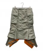 sacaiサカイ）の古着「Nylon Twill Skirt」｜カーキ