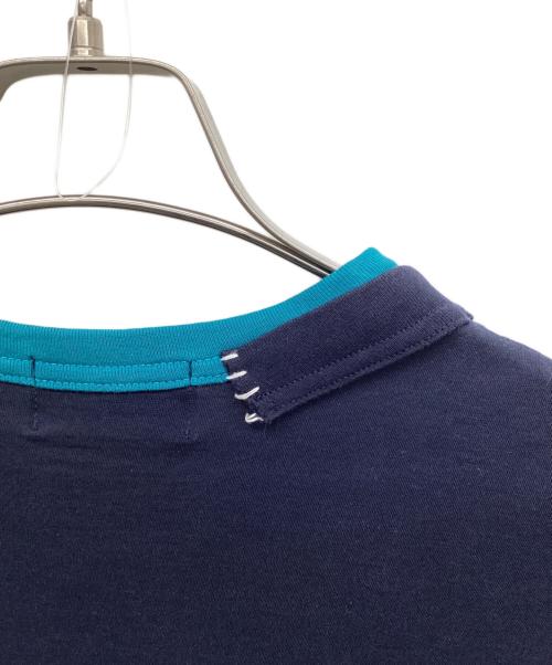 KOLOR（カラー）KOLOR (カラー) ドッキングTシャツ ネイビー サイズ:1の古着・服飾アイテム