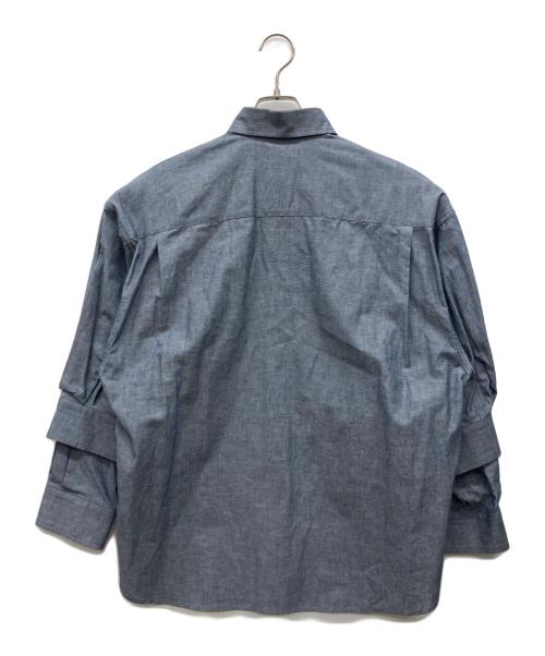 KOLOR（カラー）KOLOR (カラー) ダンガリーレイヤードシャツ インディゴ サイズ:1の古着・服飾アイテム