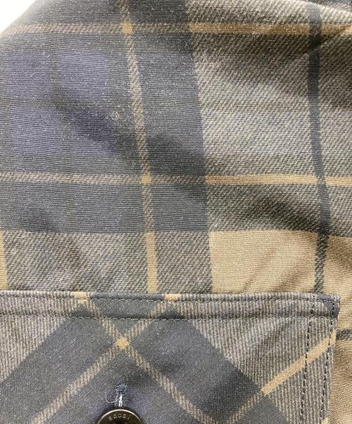 sacai（サカイ）sacai (サカイ) Plaid Print Dress カーキ サイズ:2の古着・服飾アイテム
