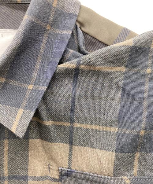 sacai（サカイ）sacai (サカイ) Plaid Print Dress カーキ サイズ:2の古着・服飾アイテム