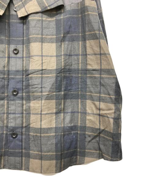 sacai（サカイ）sacai (サカイ) Plaid Print Dress カーキ サイズ:2の古着・服飾アイテム