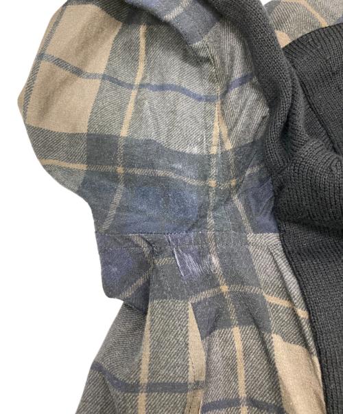sacai（サカイ）sacai (サカイ) Plaid Print x Knit Cardigan マルチカラー サイズ:1の古着・服飾アイテム