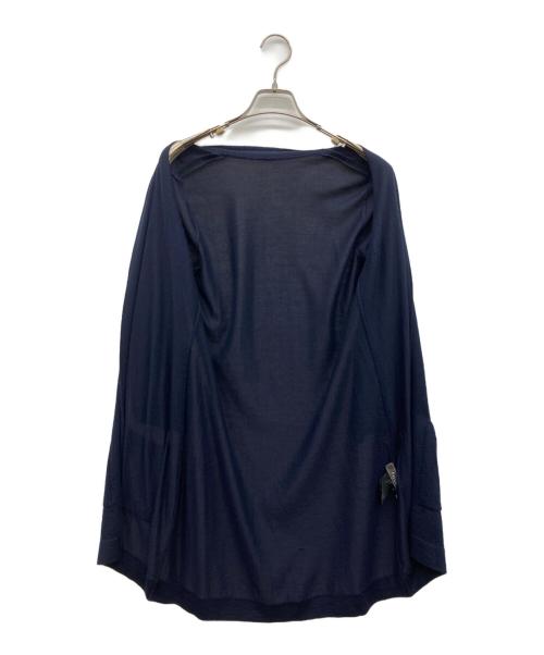 FOXEY（フォクシー）FOXEY (フォクシー) カシミヤシルクロングカーディガン ネイビー サイズ:なしの古着・服飾アイテム