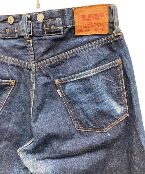 Ues（ウエス）UES (ウエス) デニムパンツ 赤耳 durable wear インディゴ サイズ:W33の古着・服飾アイテム