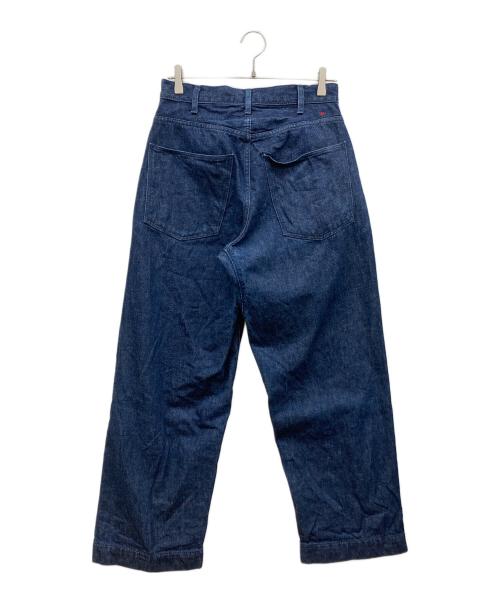 BRU NA BOINNE（ブルーナボイン）BRU NA BOINNE (ブルーナボイン) マーチデニムパンツ インディゴの古着・服飾アイテム