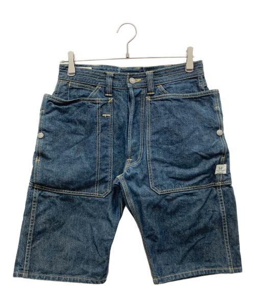 SASSAFRAS（ササフラス）SASSAFRAS (ササフラス) デニムハーフパンツ インディゴ サイズ:Ｓの古着・服飾アイテム