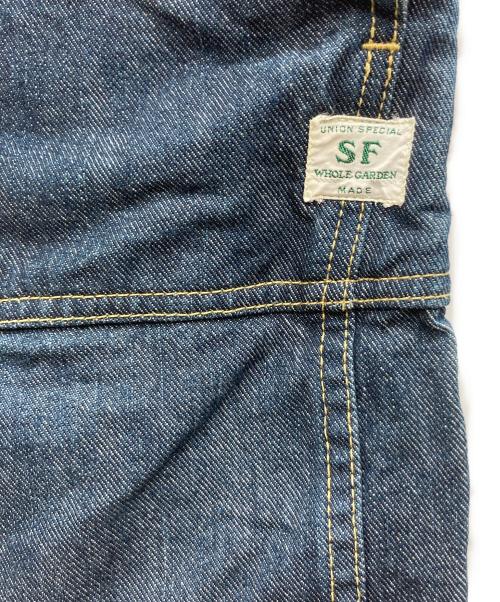 SASSAFRAS（ササフラス）SASSAFRAS (ササフラス) デニムハーフパンツ インディゴ サイズ:Ｓの古着・服飾アイテム