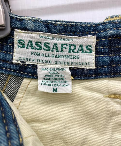 SASSAFRAS（ササフラス）SASSAFRAS (ササフラス) フォールリーフデニムパンツ インディゴ サイズ:Mの古着・服飾アイテム