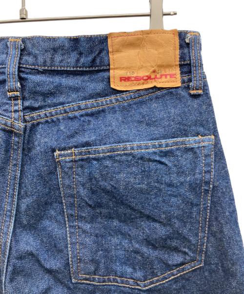 RESOLUTE（リゾルト）RESOLUTE (リゾルト) デニムパンツ インディゴ サイズ:34×31の古着・服飾アイテム