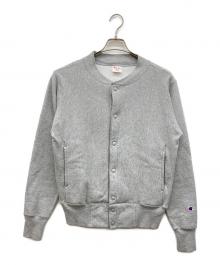 Champion（チャンピオン）の古着「スウェットカーディガン 復刻赤タグ」｜グレー