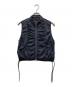 MAISON SPECIAL（メゾンスペシャル）の古着「Airy Sheer Gathered Vest」｜ネイビー