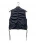 MAISON SPECIAL (メゾンスペシャル) Airy Sheer Gathered Vest ネイビー サイズ:FREE 未使用品：8000円
