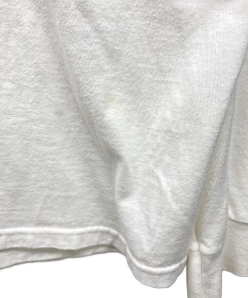 stussy（ステューシー）stussy (ステューシー) モアイプリント長袖カットソー ホワイト サイズ:XLの古着・服飾アイテム