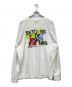 stussy (ステューシー) モアイプリント長袖カットソー ホワイト サイズ:XL：6000円