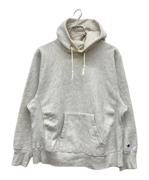 Champion（チャンピオン）Champion (チャンピオン) 80s リバースウィーブパーカー フロント目無し グレー サイズ:LARGEの古着・服飾アイテム