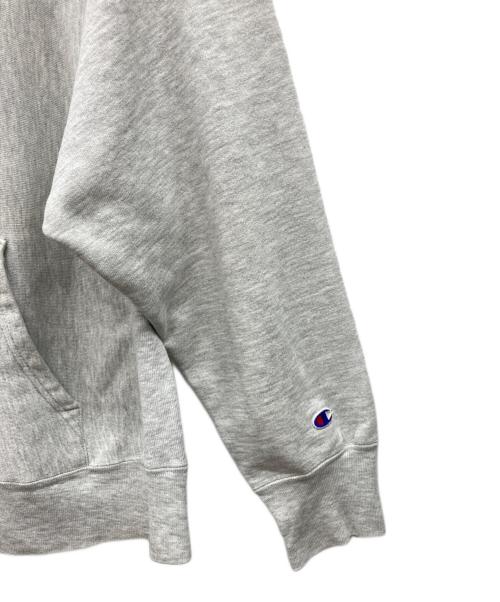 Champion（チャンピオン）Champion (チャンピオン) 80s リバースウィーブパーカー フロント目無し グレー サイズ:LARGEの古着・服飾アイテム