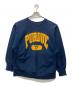 Champion（チャンピオン）の古着「80s 2段カプセルプリントリバースウィーブスウェット」｜ネイビー
