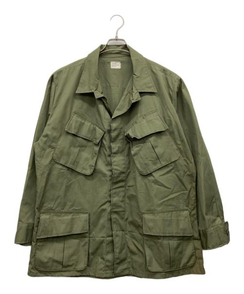 US ARMY（ユーエスアーミー）US ARMY (ユーエスアーミー) ジャングルファティーグ5thジャケット カーキ サイズ:LARGE-SHORTの古着・服飾アイテム