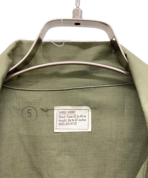 US ARMY（ユーエスアーミー）US ARMY (ユーエスアーミー) ジャングルファティーグ5thジャケット カーキ サイズ:LARGE-SHORTの古着・服飾アイテム