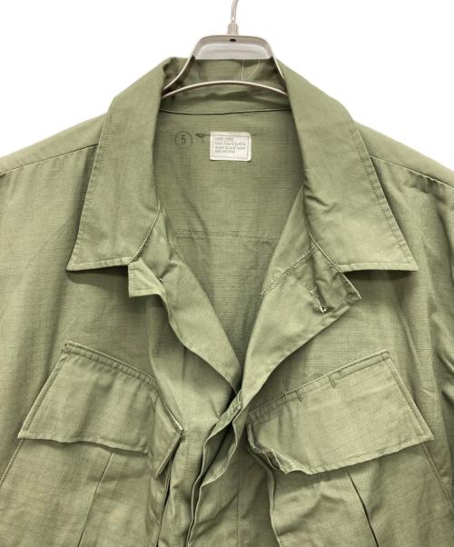 US ARMY（ユーエスアーミー）US ARMY (ユーエスアーミー) ジャングルファティーグ5thジャケット カーキ サイズ:LARGE-SHORTの古着・服飾アイテム