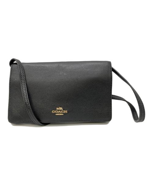 COACH（コーチ）COACH (コーチ) ショルダーウォレット ブラックの古着・服飾アイテム