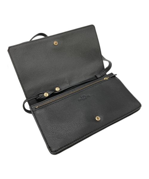 COACH（コーチ）COACH (コーチ) ショルダーウォレット ブラックの古着・服飾アイテム