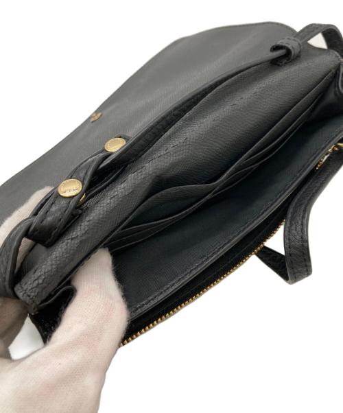 COACH（コーチ）COACH (コーチ) ショルダーウォレット ブラックの古着・服飾アイテム