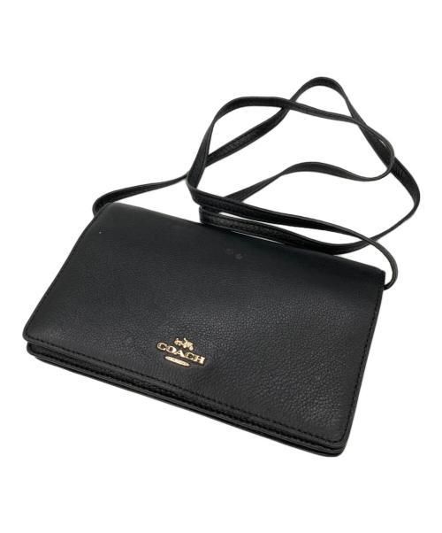 COACH（コーチ）COACH (コーチ) ショルダーウォレット ブラックの古着・服飾アイテム