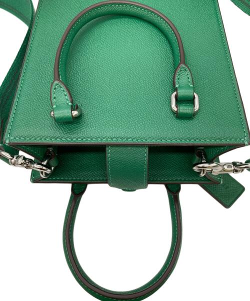 COACH（コーチ）COACH (コーチ) トート16・シグネチャーキャンバスインテリア グリーンの古着・服飾アイテム