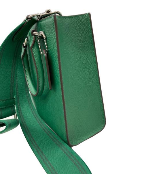 COACH（コーチ）COACH (コーチ) トート16・シグネチャーキャンバスインテリア グリーンの古着・服飾アイテム