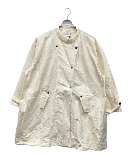 Couleur Meler（クルール メリー）Couleur Meler (クルール メリー) ナイロンビッグコート ベージュ サイズ:Free 未使用品の古着・服飾アイテム
