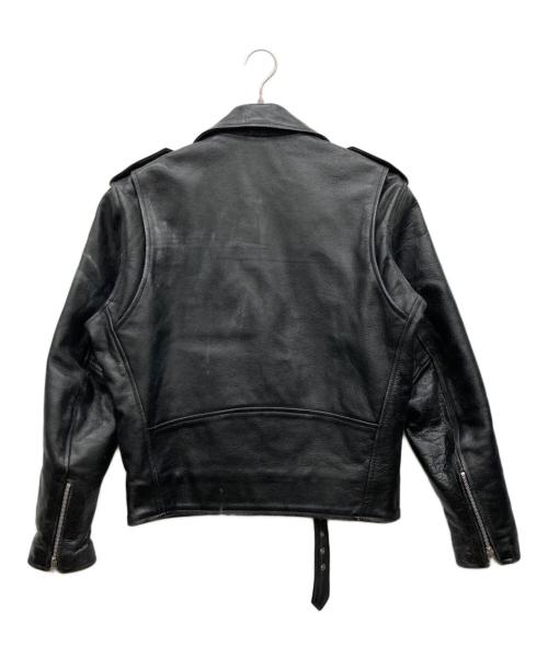Axel（アクセル）Axel (アクセル) ダブルライダースジャケット ブラック サイズ:Sの古着・服飾アイテム