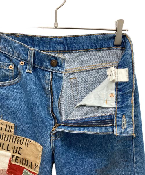 LEVI'S（リーバイス）LEVI'S (リーバイス) 90s パッチワークデニムパンツ インディゴ サイズ:W30×L36の古着・服飾アイテム