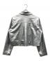 HeRIN.CYE (ヘリンドットサイ) Fake leather jacket シルバー サイズ:FREE：5000円