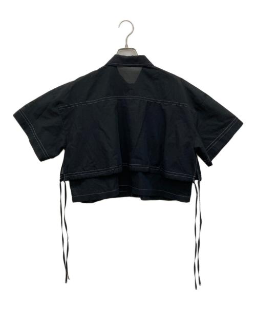 MAISON SPECIAL（メゾンスペシャル）MAISON SPECIAL (メゾンスペシャル) 半袖ブラウス ブラック サイズ:FREEの古着・服飾アイテム